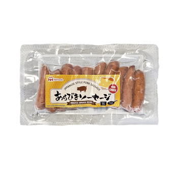 *日本ハム 粗挽きソーセージ チーズ入り 185g(10本入)
