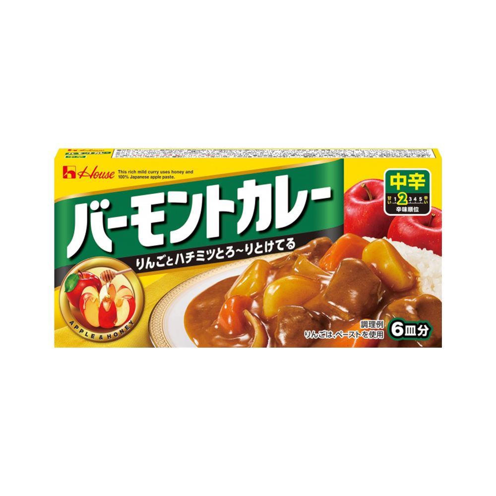 ハウス バーモントカレー 中辛 230g