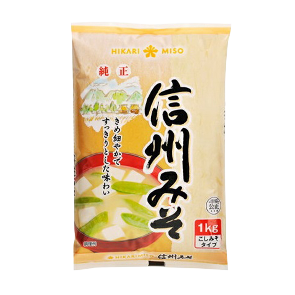 ひかり味噌 純正 信州みそ 1kg