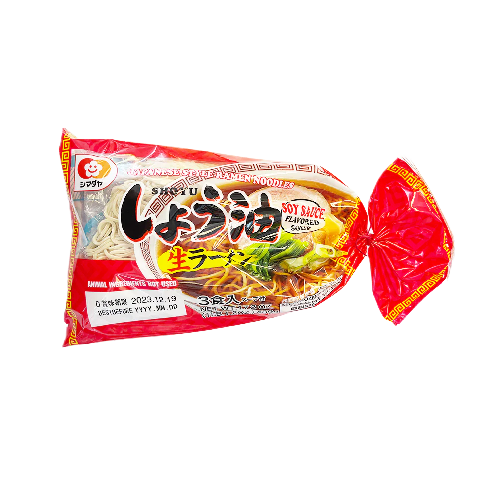 *シマダヤ 生ラーメン しょうゆ 3食入