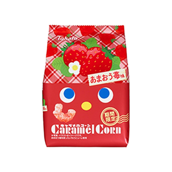 東ハト キャラメルコーン あまおう苺 62g