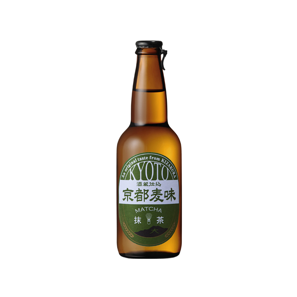 黄桜 酒造仕込 京都麦味 抹茶ビール 9% 330ml