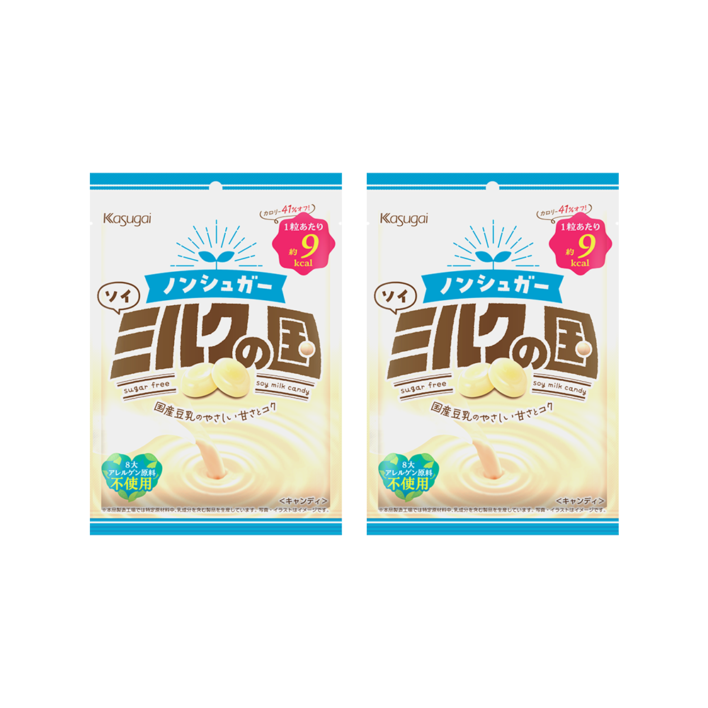 2パックセット春日井 ノンシュガー ソイミルクの国 75g x 2 – T.K.Trading