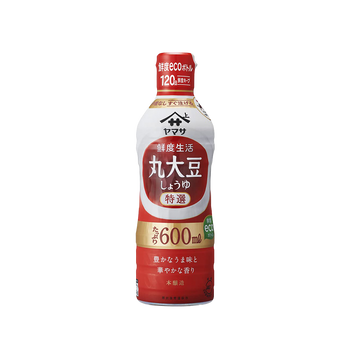 ヤマサ 鮮度生活 特選丸大豆しょうゆ 600ml