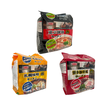 エースコック 袋めん3種セット 80g×4袋入