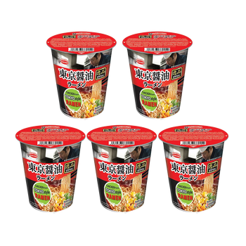 <font color="#FF0000">5パックセット</font><br> エースコック 東京醤油ラーメン 73g×5