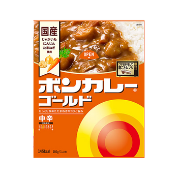 大塚食品 ボンカレーゴールド 中辛 180g