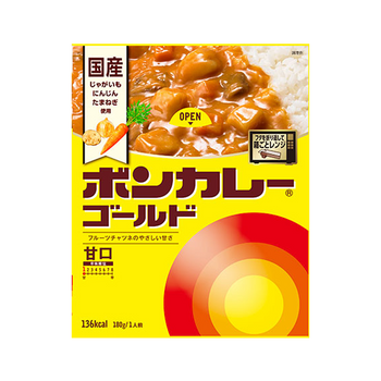 大塚食品 ボンカレーゴールド 甘口 180g