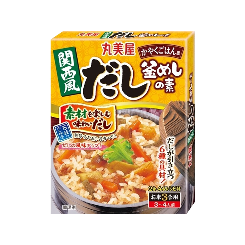 丸美屋 関西風出し釜めしの素 箱入 3合用