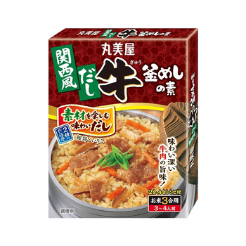丸美屋 関西風だし 牛釜めしの素 箱入 3合用