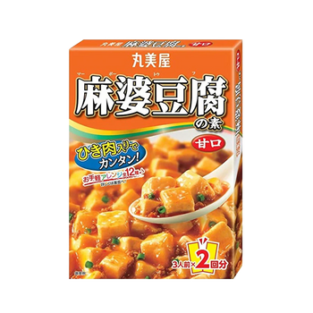 丸美屋 麻婆豆腐の素 甘口 162g 3人前×2回分