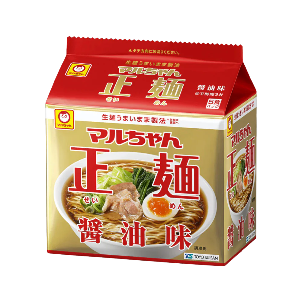 マルちゃん正麺 醤油味 5袋入