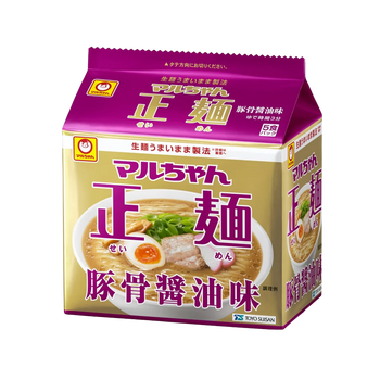 マルちゃん 正麺 豚骨醤油味 5袋入