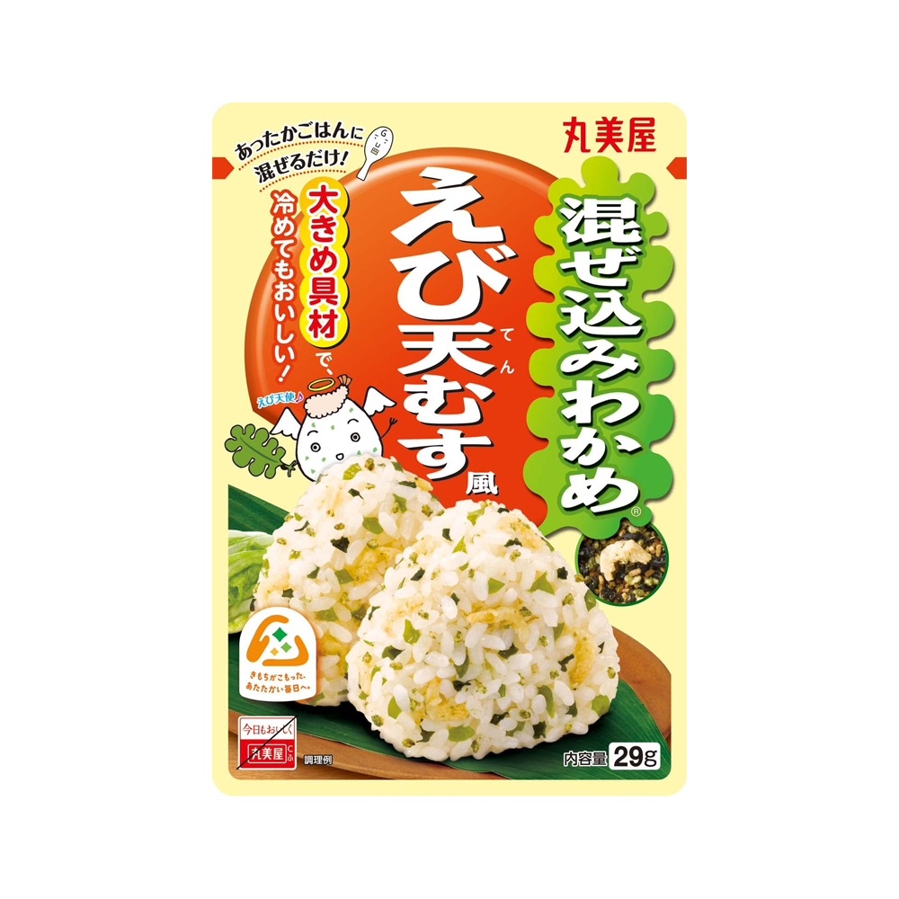 丸美屋 混ぜ込みわかめ えび天むす 29g