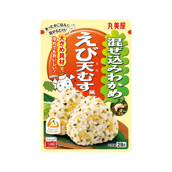丸美屋 混ぜ込みわかめ えび天むす 29g