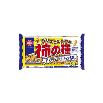 亀田製菓 柿の種 ピーナッツなし うましお 6袋入 135g