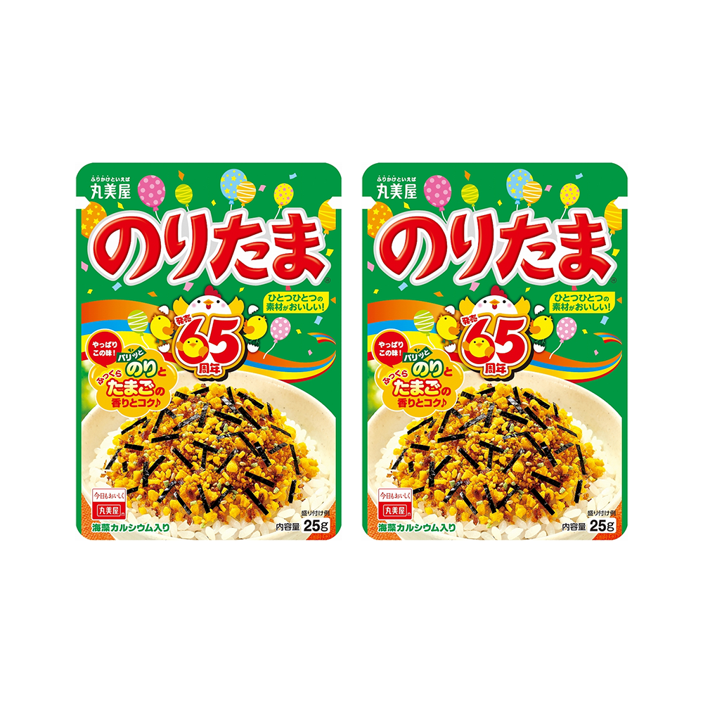 <font color="#FF0000">2パックセット</font><br> 丸美屋 のりたま 25gx2