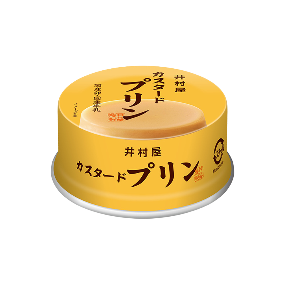 井村屋 缶入り カスタードプリン 75g