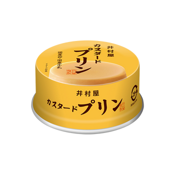 井村屋 缶入り カスタードプリン 75g