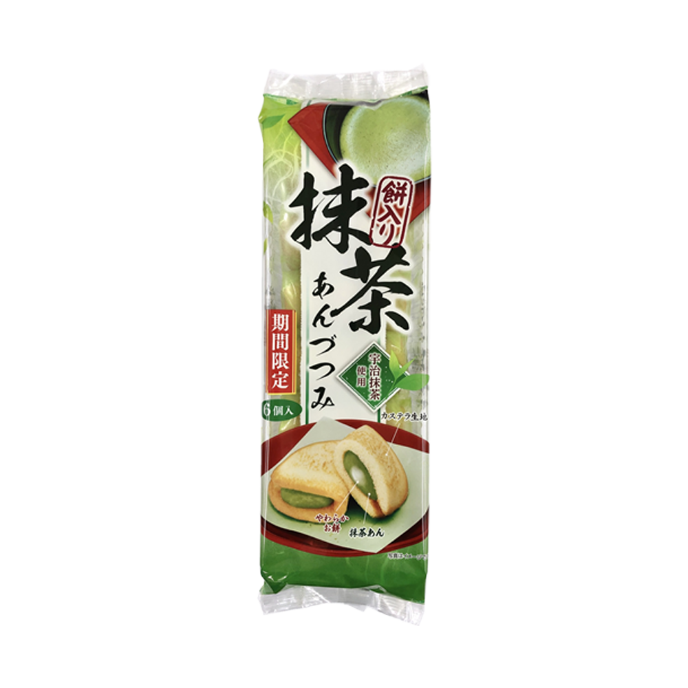 天恵 餅入り抹茶あんづつみ 6個