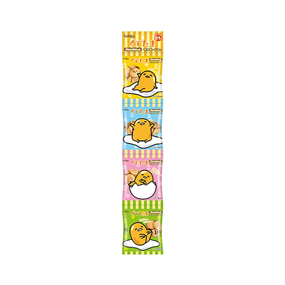 hokka ぐでたま プリントビスケット カスタードあじ 4パック