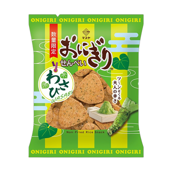 マスヤ おにぎりせんべい わさび 50g
