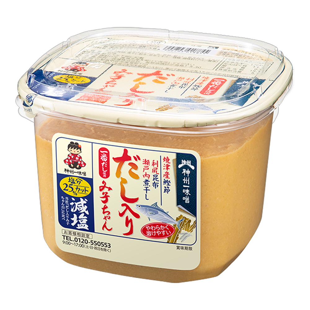 神州一味噌　だし入りみ子ちゃん 減塩  750g