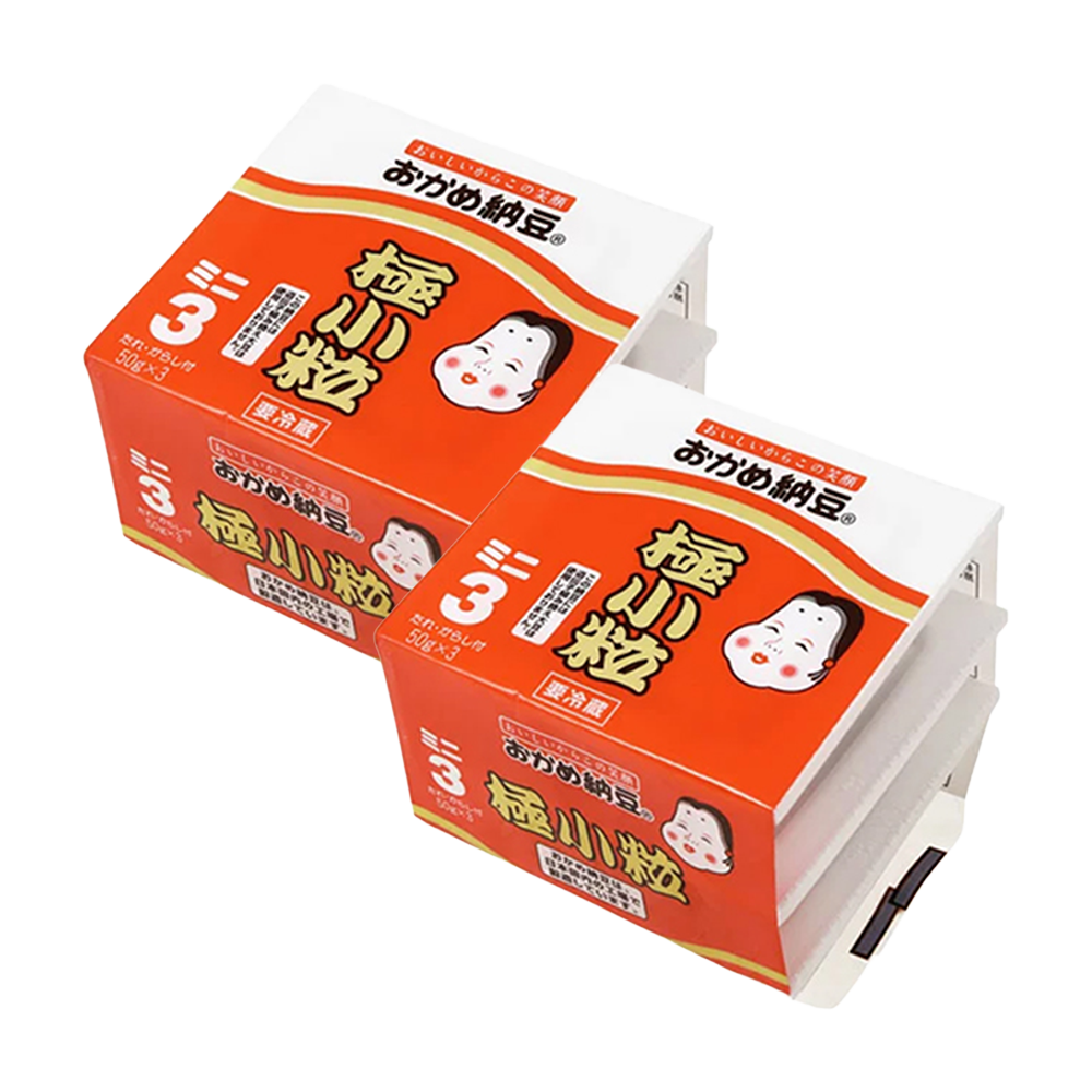 *<font color="#FF0000">2パックセット</font><br> Shirakiku おかめ納豆 極小粒 56.7g×3食×2パック
