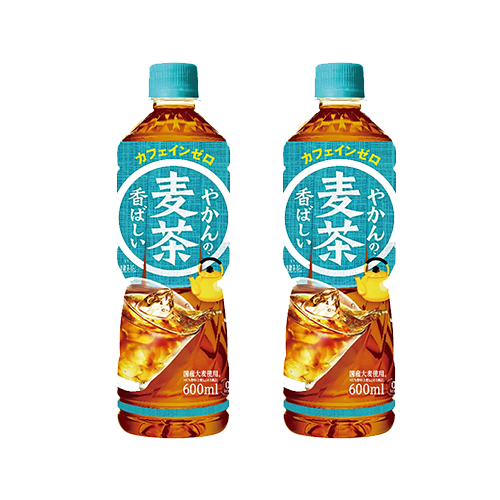 <font color="#FF0000">2パックセット</font><br>爽健美茶 やかんの麦茶 600ml×2