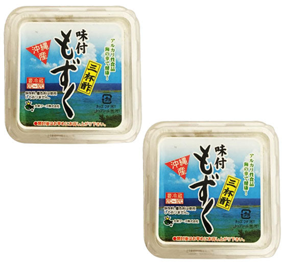 *<font color="#FF0000">2パックセット</font><br> 沖縄産 味付け 三杯酢もずく 150g×2