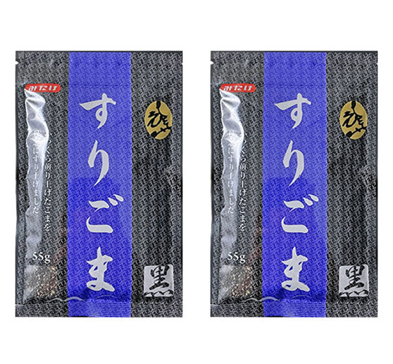 <font color="#FF0000">2-pack set</font> &lt;br&gt; Mitake Black Sesame Ground 55g x2