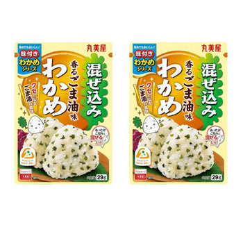 <font color="#FF0000">2パックセット</font><br>丸美屋 混ぜ込みわかめ 香るごま油味 29g x2