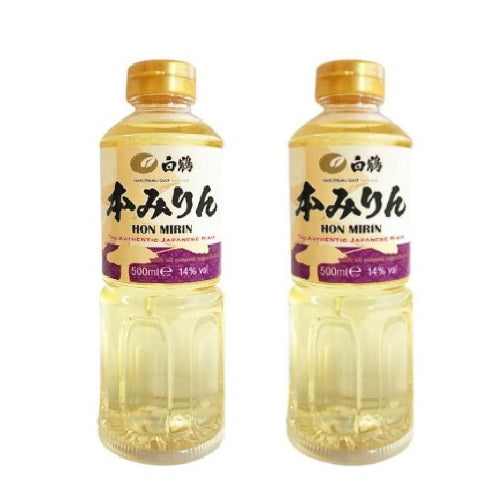 <font color="#FF0000">2-pack set</font> Hakutsuru Hon Mirin 500ml x 2