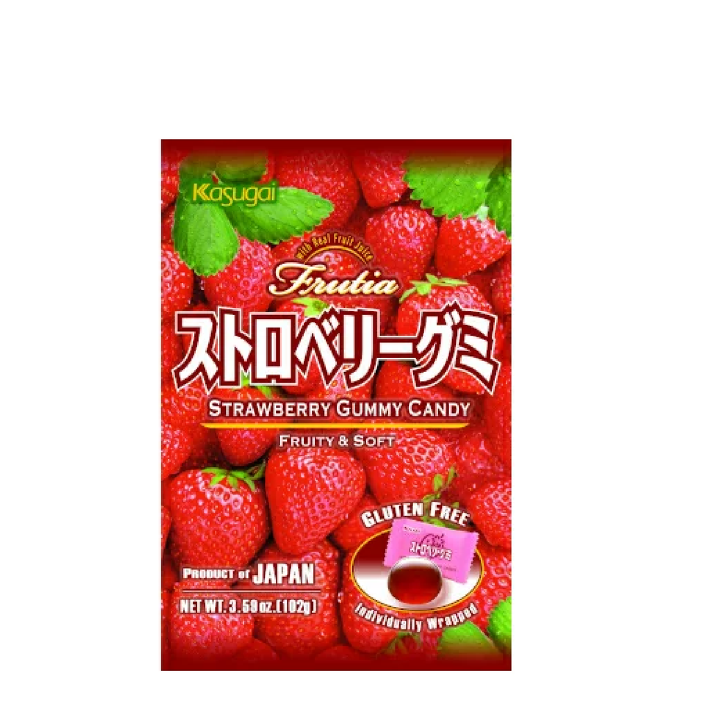 春日井 <br>ストロベリーグミ <br>102g <br><small>Fruity＆Soft </small>