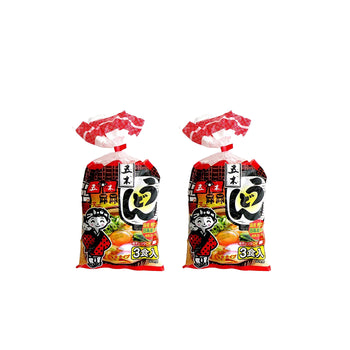<font color="#FF0000">2-pack set</font> Itsuki 3-serving udon with soup made from domestic kelp 627g