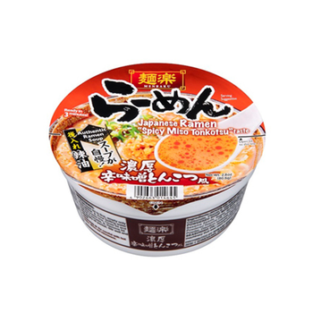 麵楽 ラーメン 濃厚辛味噌とんこつ 80.6g