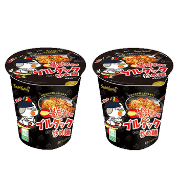 <font color="#FF0000">2パックセット</font><br>SAMYANG カップオリジナルブルダック炒め麺 70g