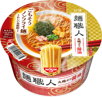 日清 麺職人 丸鶏ガラ醤油 カップタイプ 95g