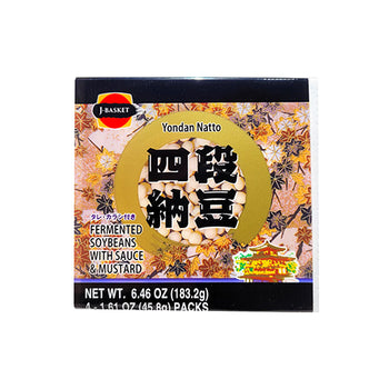 *J-BASKET 四段納豆 タレ、からし付き 45.8gx4pc