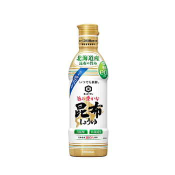 キッコーマン いつでも新鮮 旨み豊かな昆布しょうゆ 450ml