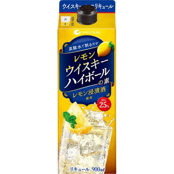 白鶴 レモンウイスキーハイボール レモン浸漬酒 ALC25% 900ml