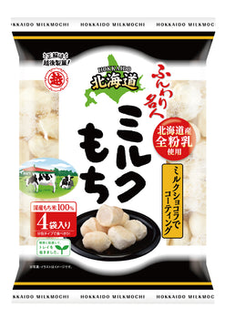 越後製菓 ふんわり名人 北海道ミルクもち味 4袋入 60g