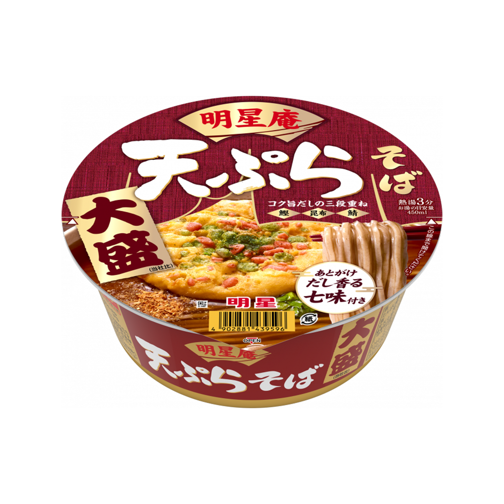 明星庵 大盛天ぷらそば 112g