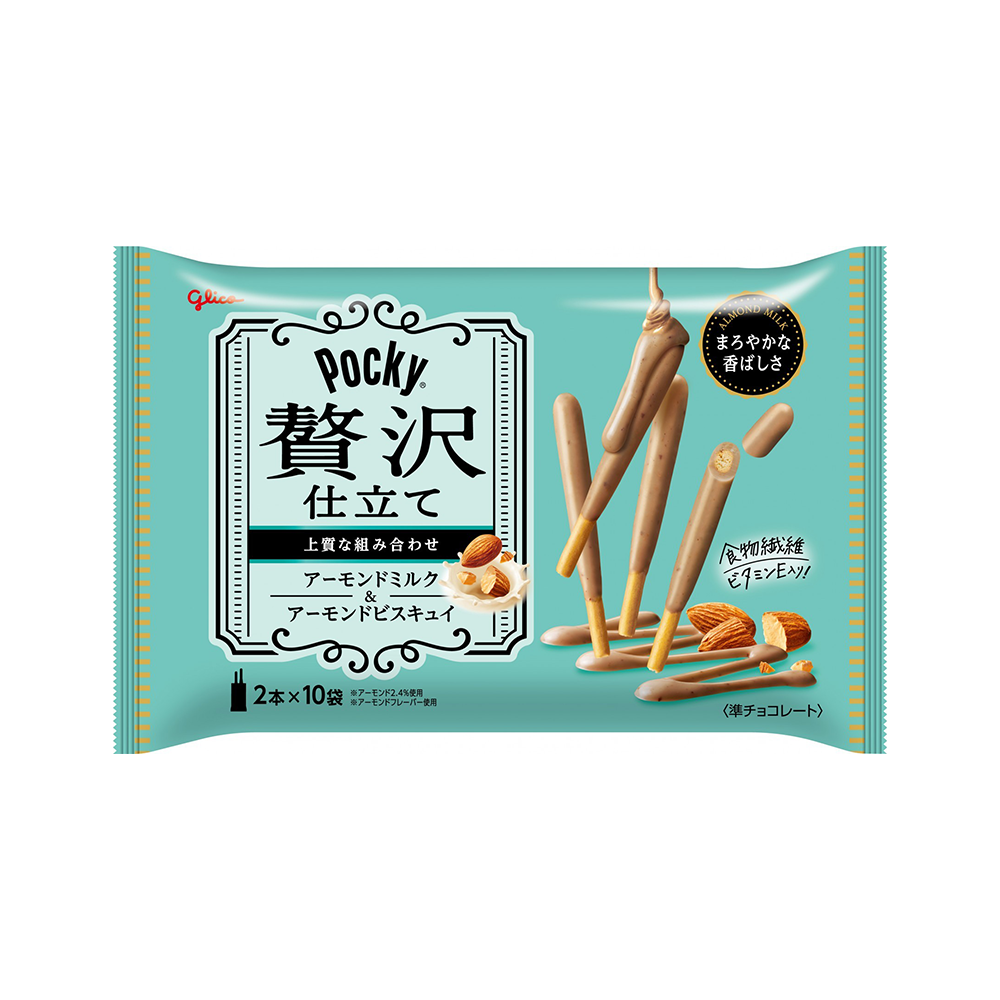 <font color="#FF0000"> 賞味期限1月31日</font><br>ポッキー 贅沢仕立て アーモンドミルク 110g