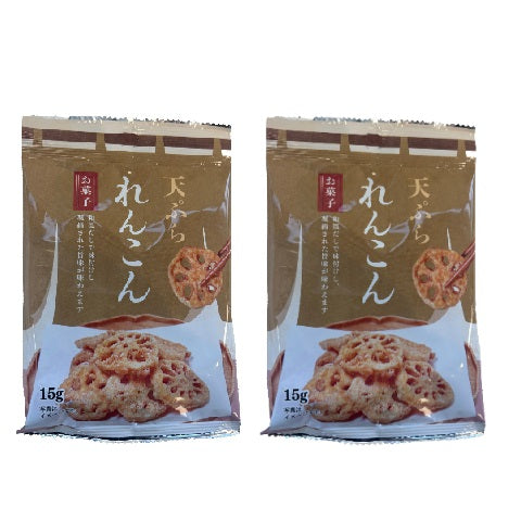 <font color="#FF0000">2パックセット</font><br>タクマ食品 天ぷら れんこん 15g×2