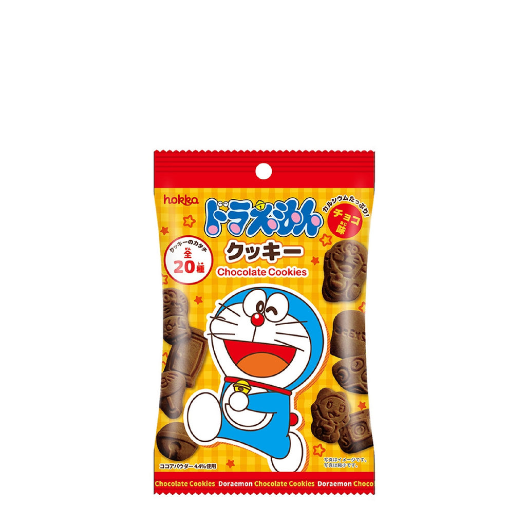 <font color="#FF0000">Expiration date: August 30th</font><br> Hokka Doraemon Cookies Chocolate Flavor 60g Packed with Calcium!
