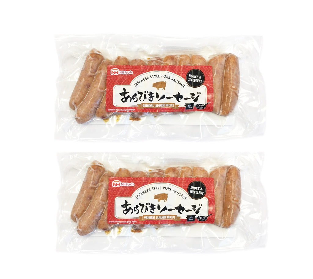 *<font color="#FF0000">2パックセット</font><br> 日本ハム 粗挽きソーセージ 10本入 200g×2