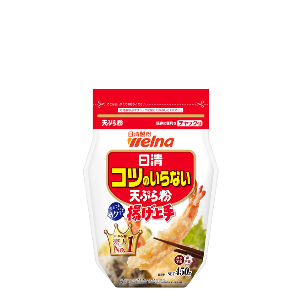 日清製粉ウェルナ コツのいらない天ぷら粉 揚げ上手 450g